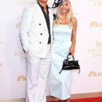 Jaxson Dart a modelka Marissa Ayers oslnili na červenom koberci Kentucky Derby