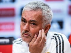 José Mourinho reaguje na špekulácie o návrate Realu Madrid – „To môžem zaručiť“ Jose Mourinho, hlavný tréner SL Benfica, hovorí počas tlačovej konferencie