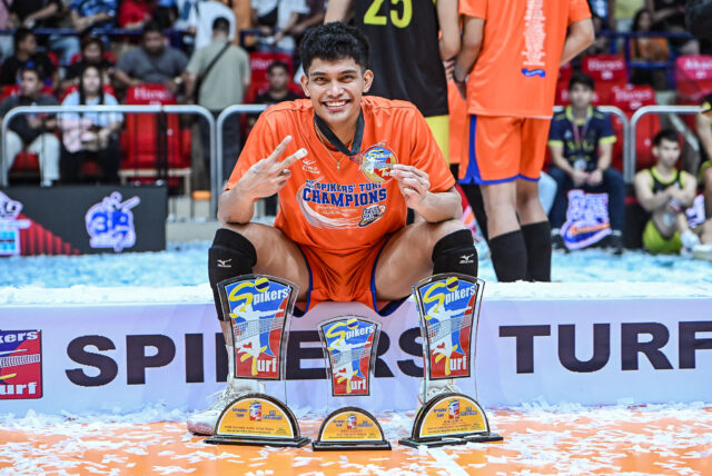 Jude Garcia je po novom MVP Turf Season PVL Press Corps Spikers