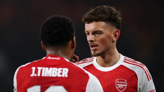 Arsenal by mohol byť bez Bena Whitea a Jurriena Timbera vo finále Ligy majstrov