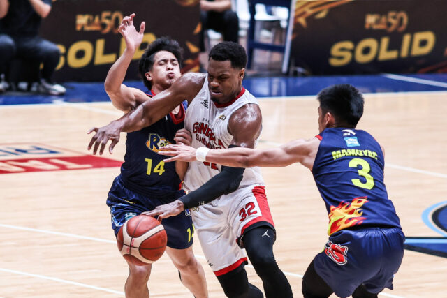 PBA Justin Brownlee Ginebra vs Rain or Shine