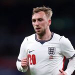 LONDÝN, ANGLICKO - 31. marca: Angličan Jarrod Bowen sa pozerá počas medzinárodného priateľského zápasu medzi Anglickom a Japonskom na štadióne Wembley 31. marca 2026 v Londýne v Anglicku. (Foto Alex Davidson – FA/The FA cez Getty Images)