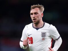 Kapitán West Hamu Jarrod Bowen dal krištáľovo jasnú radu po bolestivom kádri na majstrovstvách sveta LONDÝN, ANGLICKO - 31. marca: Angličan Jarrod Bowen sa pozerá počas medzinárodného priateľského zápasu medzi Anglickom a Japonskom na štadióne Wembley 31. marca 2026 v Londýne v Anglicku. (Foto Alex Davidson – FA/The FA cez Getty Images)