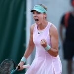 Dvadsaťdeväťročná hráčka si počas takmer dva a pol hodiny vydrela víťazstvo 6-4, 4-6, 6-4 v zápase, v ktorom obaja hráči urobili 93 nevynútených chýb.