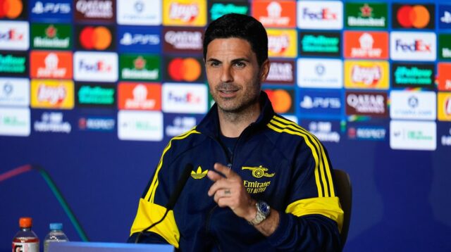 Každé slovo, ktoré Mikel Arteta povedal o Arsenal verzus PSG, Mikel Arteta, hlavný tréner Arsenal FC, sa zúčastňuje na tlačovej konferencii pred ich finálovým zápasom Ligy majstrov UEFA s PSG.