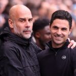 Pep Guardiola a Mikel Arteta