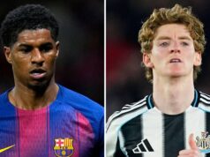 Krídelník Man Utd bol ovplyvnený tým, ako sa Barcelona rozhodla získať Anthonyho Gordona z Newcastlu Krídelník Man Utd bol ovplyvnený tým, ako sa Barcelona rozhodla získať Anthonyho Gordona z Newcastlu