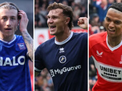 Kto skončí druhý v šampionáte? Tabuľka prvej šestky šampionátu po 45 zápasoch: 2.: Ipswich, 81 bodov, +30 gólový rozdiel 3.: Millwall, 80 bodov, +13 gólový rozdiel 4.: Middlesbrough, 79 bodov +25 gólový rozdiel