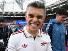Leandro Trossard si zaslúži postavenie legendy po odovzdaní kľúčov Arsenalu k titulu Premier League Leandro Trossard z Arsenalu sa stal legendou v severnom Londýne po góle proti West Hamu United.