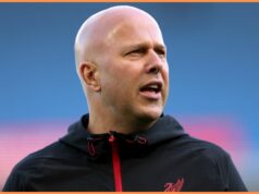 Liverpoolska hierarchia údajne stráca trpezlivosť s Arne Slotom Liverpoolska hierarchia údajne stráca trpezlivosť s Arne Slotom