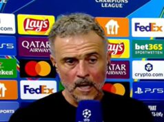 Luis Enrique dáva jasne najavo pocity PSG z konfrontácie s Arsenalom vo finále Ligy majstrov Luis Enrique hovorí do mikrofónu