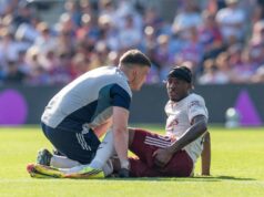 Madueke, Merino, Timber – Správy o zranení Arsenalu po novom strašení pred finále Ligy majstrov Hviezda Arsenalu Noni Madueke bola nahradená pre potenciálne zranenie stehennej šľachy proti Crystal Palace