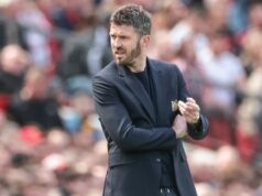 Man Utd môže dať Michaelovi Carrickovi vysnívaný štart spustením klauzuly o uvoľnení prestupu vo výške 69 miliónov libier Maxi Araujo zo Sporting CP sa pozerá pred zápasom Primeira Ligy medzi Sporting CP a Vitoria SC na Estadio Jose Alvalade 4. mája 2026 v Lisabone v Portugalsku.