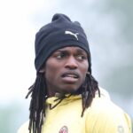 Rafael Leao počas tréningu AC Miláno.