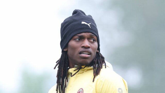Rafael Leao počas tréningu AC Miláno. 