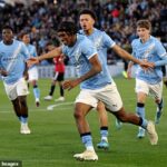 Reigan Heskey strelil víťazný gól, keď Manchester City porazil Man United vo finále FA Youth Cup