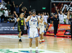 Maskovaný CJ Cansino ožije pre Meralco v hre 4 CJ Cansino z Meralco Bolts reaguje po tom, čo v semifinálovom zápase PBA Commissioner's Cup 2026 proti TNT Tropang 5G zhodil rozhodujúci kôš.