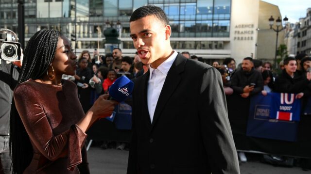 Mason GREENWOOD z Marseille počas ceremoniálu UNFP Trophy 2026 v Palais Brongniart 11. mája 2026 v Paríži vo Francúzsku. (Foto Christophe Saidi/FEP/Icon Sport cez Getty Images)