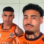 Bratia Tyrell a Taylan May žartovali fanúšikov Wests Tigers predstieraním, že podpísali zmluvu s PNG