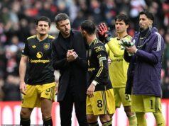 Michael Carrick zachytil znepokojivý pohľad do budúcnosti počas patovej situácie Man United v Sunderlande, píše CHRIS WHEELER – zatiaľ čo budúcnosť vyzerá ponuro za jeden podpis za 36,5 milióna libier Michael Carrick zachytil znepokojivý pohľad do budúcnosti počas remízy Man United v Sunderlande