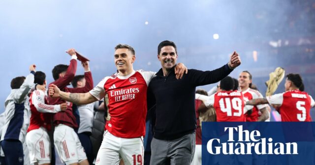 Mikel Arteta nalieha na Arsenal, aby „smeroval energiu“ správnym spôsobom s titulom v nedohľadne | Arsenal
