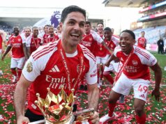 Mikel Arteta plní sľub Ligy majstrov v brutálne úprimnom rozhovore pre Arsenal Mikel Arteta oslavuje titul v Premier League