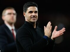Mikel Arteta žartuje, že je „najväčším fanúšikom vôbec“ Bournemouthu, keď šéf Arsenalu prosí Cherries, aby porazil Man City a vyhol sa nervóznemu zápasu o titul v poslednom dni. Mikel Arteta žartoval, že je „najväčším“ fanúšikom Bournemouthu pred ich zápasom s Man City.