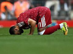 Mohamed Salah sa emotívne lúči vo finále Liverpoolu Mohamed Salah sa emotívne lúči vo finále Liverpoolu