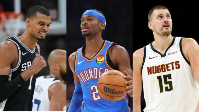 MVP NBA bude vyhlásený v nedeľu. Shai Gilgeous-Alexander, Victor Wembanyama alebo Nikola Jokic sú finalisti.