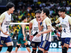 NU Bulldogs tvrdia, že „šesť-rašelina“ s vymetením Tamaraws Šampióni NU Bulldogs vs FEU Tamaraws UAAP 88. sezóna, finále mužského volejbalu