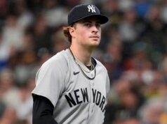 Nadhadzovač Yankees Cam Schlittler zodpovedá míľniku Waltera Johnsona z roku 1913 Nadhadzovač Yankees Cam Schlittler zodpovedá míľniku Waltera Johnsona z roku 1913