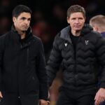 Mikel Arteta a Oliver Glasner