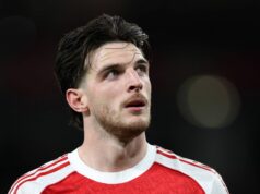 Najnovšie z Arsenalu: Declan Rice posiela jasný odkaz, keďže je potvrdená dohoda za 19 miliónov libier Declan Rice z Arsenalu