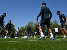 Nápoveda Martina Odegaarda, podpora Riccarda Calafioriho – 3 veci, ktoré sa objavili na tréningu Arsenalu Tréning Arsenalu v Sobha Realty Training Center 01.05.2026 v London Colney, Anglicko.
