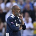 Nuno Espirito Santo sa chystá vyhodiť z West Hamu po zostupe z Premier League – a s manželkou hráča, ktorá na neho zaútočila po tom, čo opustil jej manžela „bez zvláštneho dôvodu“