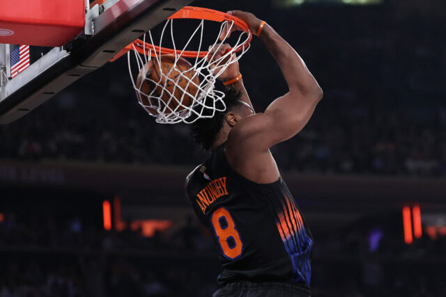 OG Anunoby opäť cvičí Knicks OG Anunoby New York Knicks NBA Playoffs
