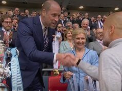 Odhalené: Drzý odkaz princa Williama pre Pepa Guardiolu ako šéfa Man City oslavuje zisk svojej 20. hlavnej trofeje od svojho vstupu do klubu pred desiatimi rokmi Princ William mal drzý odkaz pre Pepa Guardiolu po tom, čo Man City vyhral FA Cup
