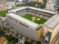 Opustený štadión Euro by mohol byť zbúraný po vykopnutí bývalého klubu Ligy majstrov Celkový pohľad mimo štadióna pred zápasom Ligy Portugal Bwin medzi Boavista a SL Benfica na Estadio do Bessa 27. augusta 2022