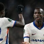 Nicolas Jackson oslavuje gól za Chelsea