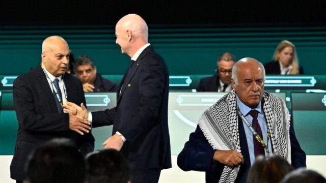 Palestínsky FA Rajoub odmietol podanie ruky s Izraelom na kongrese FIFA
