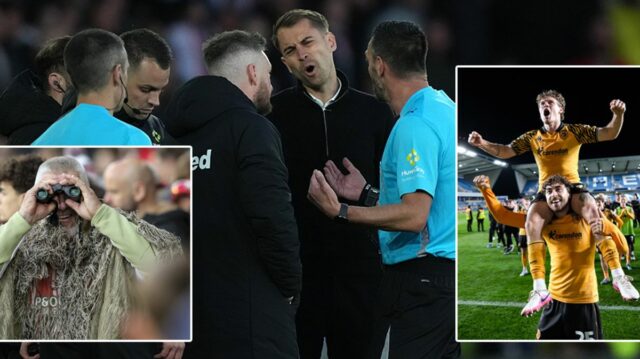 Panel Spygate nesúhlasí, keďže Southampton, Middlesbrough a Hull čakajú na Fanúšik Southamptonu gestikuluje pred semifinálovým zápasom druhého kola play-off Sky Bet Championship medzi Middlesbrough a Southampton na Riverside Stadium