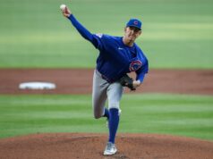 Päť Cubs džbány prázdne Braves, aby sa zabránilo zametať MLB: Chicago Cubs v Atlanta Braves