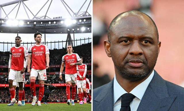 Patrick Vieira chváli Bukayo Saka a Leandro Trossard po tom, čo Arsenal porazil Burnley
