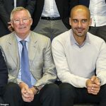 Sir Alex Ferguson a Pep Guardiola sú dvaja najlepší manažéri v histórii anglického futbalu