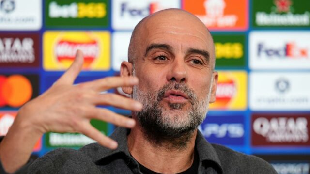 Hlavný tréner Manchestru City Pep Guardiola