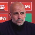 Pep Guardiola na tlačovej konferencii