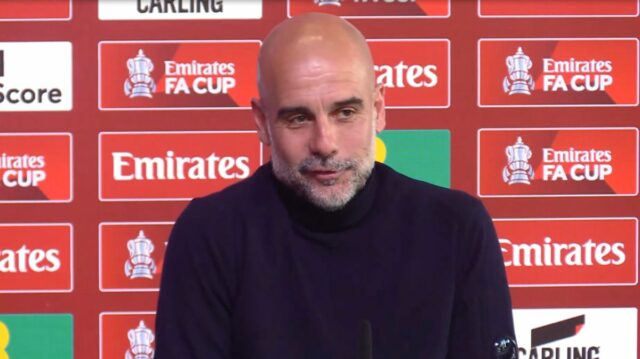Tlačová konferencia Pep Guardiola