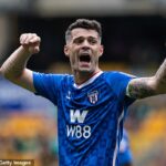 Manchester United by sa mal pokúsiť získať Granita Xhaku zo Sunderlandu, hovorí Peter Schmeichel