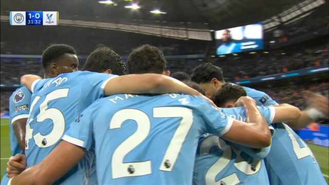 Phil Foden nulová asistencia pre Semenyo vs Crystal Palace

