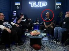 Pobúrenie vypuklo po tom, čo footy podcaster povedal, že podporí ženské priaznivky tímu AFL Podcaster Rocco Stagnitti (v krúžku) je zobrazený, ako hovorí, že by „vyhodil šmejdy“ z ženských tvorkýň obsahu, ktoré prevádzkujú podcast sociálnych médií Carlton Besties a účet Instagram.